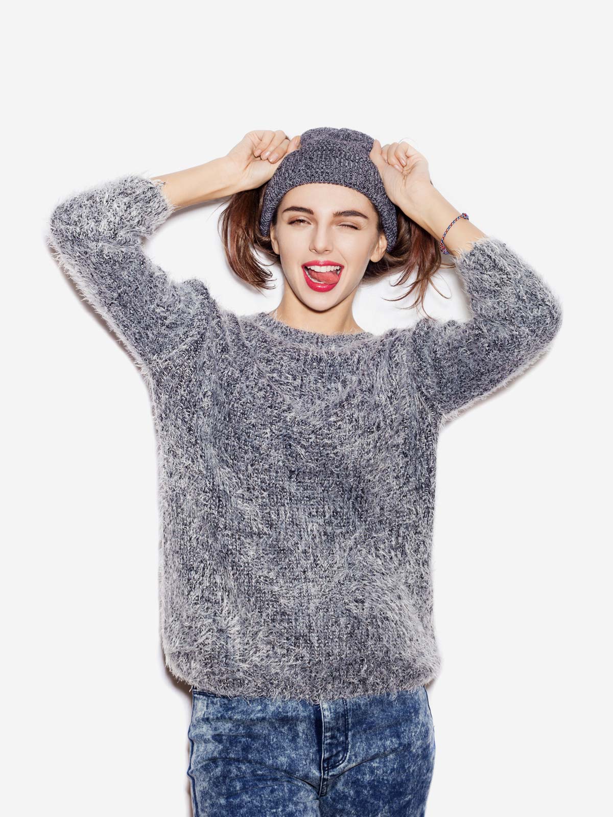 Gray sweater